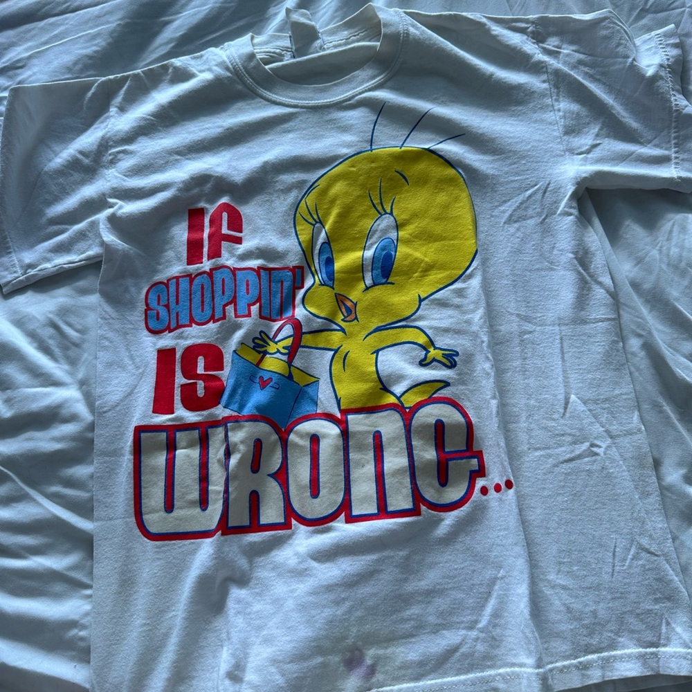 Warner Bros. White Looney Tunes T-Shirt